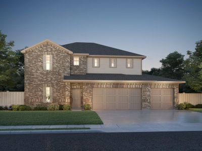 New construction Single-Family house 162 Marfa Dr, Kyle, TX 78640 The Kessler- photo 0