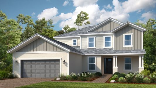New construction Single-Family house 11209 Manor House Ln, Odessa, FL 33556 plan Sand Key - image