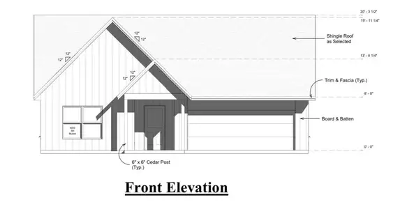 New construction Single-Family house 408 Church St, Whitesboro, TX 76273 - image