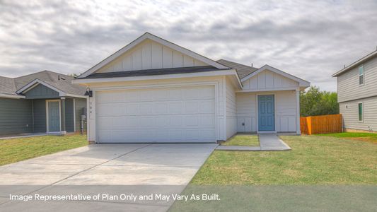 New construction Single-Family house 1038 Bold Run, Seguin, TX 78155 plan The Emma - image