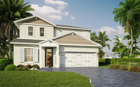 New construction Single-Family house 106 Elena Lavin Cir, Unit 16, Azalea Park, FL 32807 - image