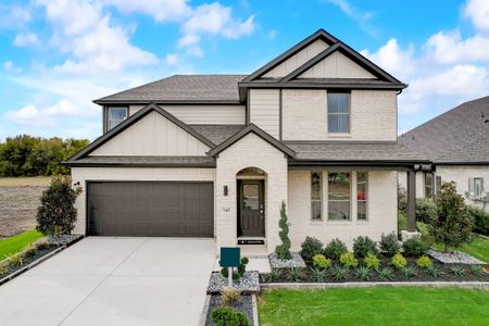 New construction Single-Family house 348 Lacy Oak Lane, Waxahachie, TX 75165 Stanley II | Dove Hollow- photo 0