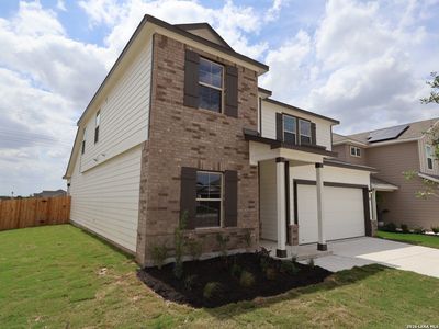 New construction Single-Family house 1640 Viola Ln, New Braunfels, TX 78130 plan Harrison - 35' Smart Series - image