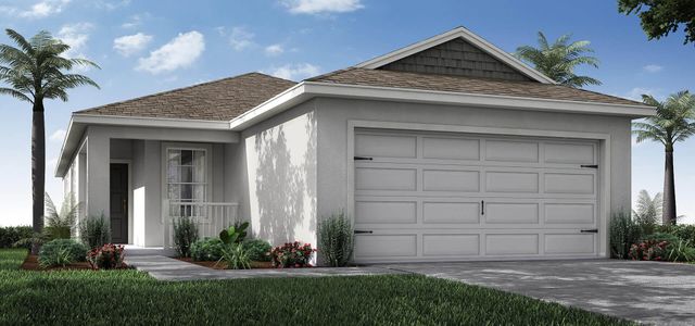 New construction Single-Family house 2425 Leeds Street, Haines City, FL 33844 Begonia- photo 0