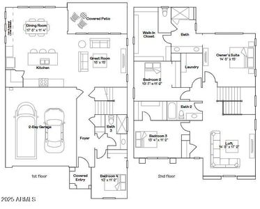 New construction Single-Family house 8251 E Petunia Ave, Mesa, AZ 85212 Cottonwood Plan 3524- photo 0