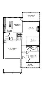 New construction Single-Family house Gastonia, NC 28056 plan Trent - image