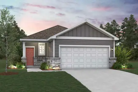 New construction Single-Family house 216 Bendecido Lp, Elgin, TX 78621 plan Maverick - image