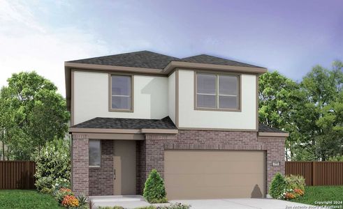 New construction Single-Family house 2038 Flametree Avenue, New Braunfels, TX 78132 Legend- photo 0