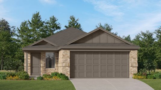 New construction Single-Family house 21083 Santopadre St, New Caney, TX 77357 Pinehollow- photo 0