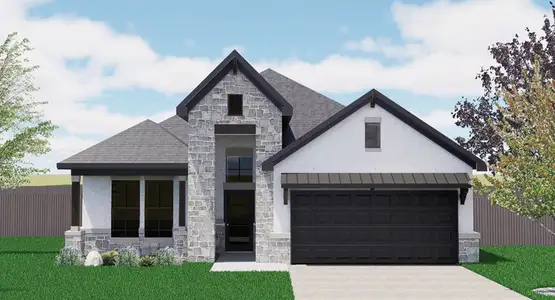 New construction Single-Family house 118 Little Tenina Trl, Cedar Creek, TX 78612 plan Palmer - image
