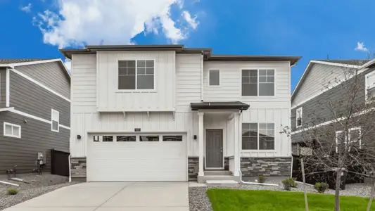 New construction Single-Family house 4096 Emerald Lake Rd, Brighton, CO 80601 plan Bridgeport - image