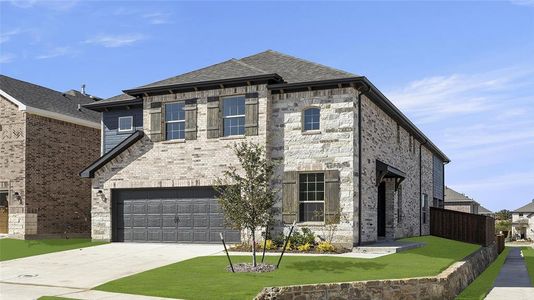 New construction Single-Family house 1402 Martingale Ln, Forney, TX 75126 Livingston V- photo 1 1