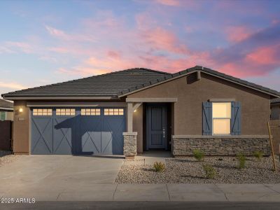 New construction Single-Family house 37358 W San Clemente St, Maricopa, AZ 85138 Arlo- photo 0 0