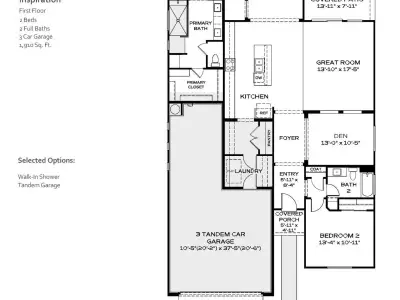 New construction Single-Family house 7557 Fieldstone Dr, Prescott Valley, AZ 86315 plan The Inspiration A - image