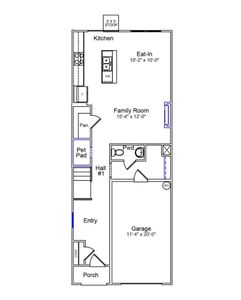 New construction Townhouse house 5816 Salamander Run Ln, Charlotte, NC 28215 plan Foxglove - image
