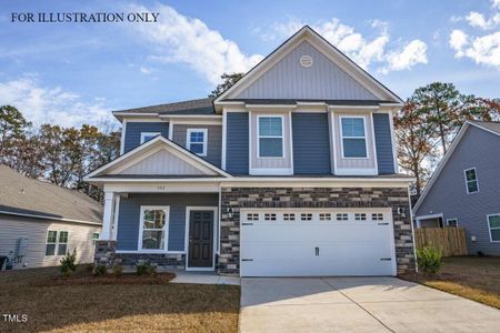 New construction Single-Family house 5005 Macleod Place, Zebulon, NC 27597 McClean II- photo 0