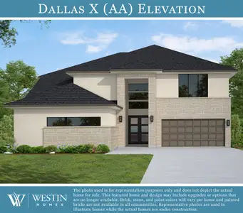 New construction Single-Family house 1101 Rock Daisy Trl, Hutto, TX 78634 plan The Dallas X - image