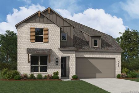 New construction Single-Family house 10714 Saleh, San Antonio, TX 78224 Rodin Plan- photo 0