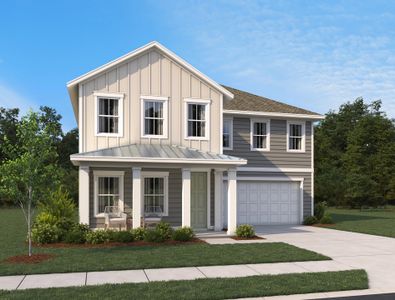 New construction Single-Family house 6358 Rover Wy, St. Cloud, FL 34771 plan Griffin II - image