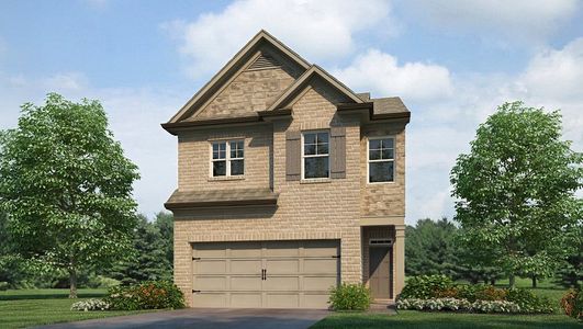 New construction Townhouse house 4464 Manor Hill Dr, Union City, GA 30291 plan Sudbury 24' - image