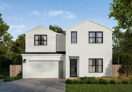 New construction Single-Family house 4314 Apollo St, Houston, TX 77018 plan The Rayburn - image