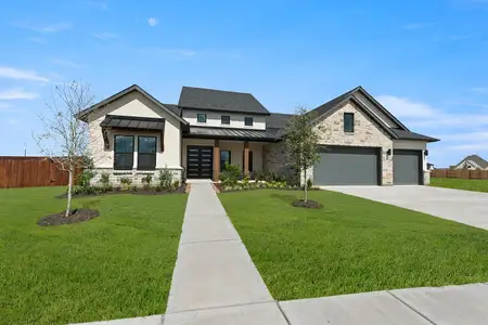 New construction Single-Family house 9342 Churchill Gardens Ct, Manvel, TX 77578 plan Leighton - image