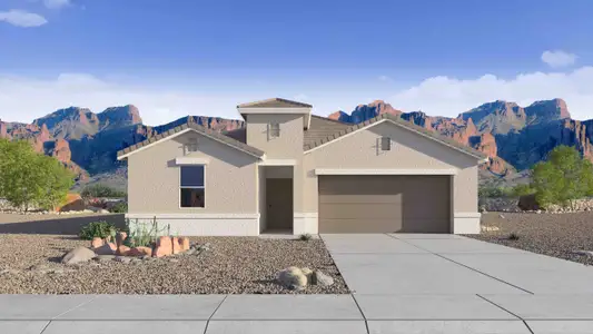New construction Single-Family house 2852 W Sable Ave, Apache Junction, AZ 85120 plan Saguaro - image