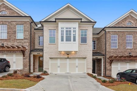 New construction Townhouse house 5697 Broad River Vw, Unit 445, Peachtree Corners, GA 30092 plan The Ellington - image