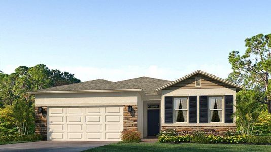New construction Single-Family house 7783 Wheat Stone Dr, Zephyrhills, FL 33540 plan Delray - image