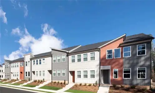 New construction Townhouse house 1609 Worley Wy Nw, Atlanta, GA 30318 plan Cedar - image