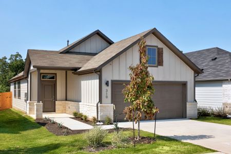 New construction Single-Family house 310 Bendecido Lp, Elgin, TX 78621 plan Cedar | Trinity Ranch - image