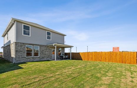 Spacious, fenced-in backyard