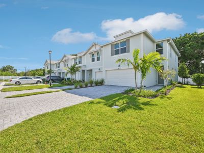 New construction Townhouse house 514 Salisbury Cir, Fort Pierce, FL 34982 plan Sandpiper End - image