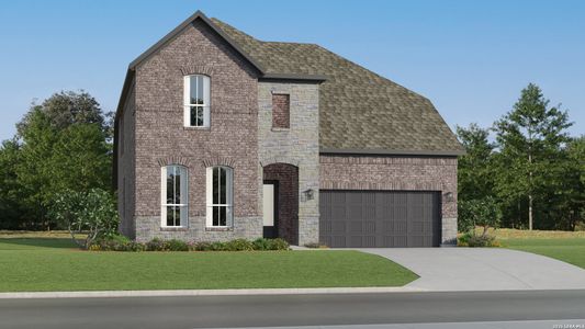 New construction Single-Family house 5480 Paschal Park, New Braunfels, TX 78132 plan Roseman - image