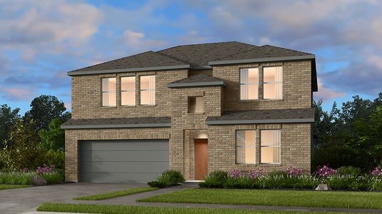 New construction Single-Family house 1600 Jonas Cv, Pflugerville, TX 78660 plan Lavaca - image