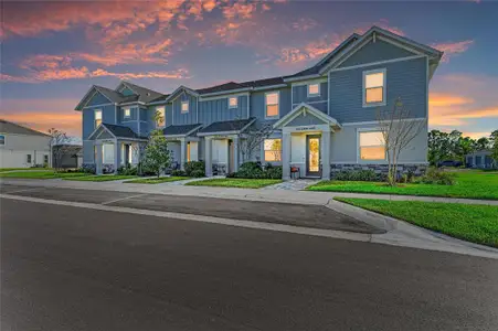 New construction Townhouse house 7424 Cabin Ln, Sarasota, FL 34240 plan Carmel - Townhomes - image