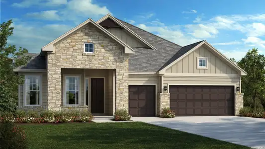New construction Single-Family house 8238 Chalk Trce, Schertz, TX 78154 plan Jester - image