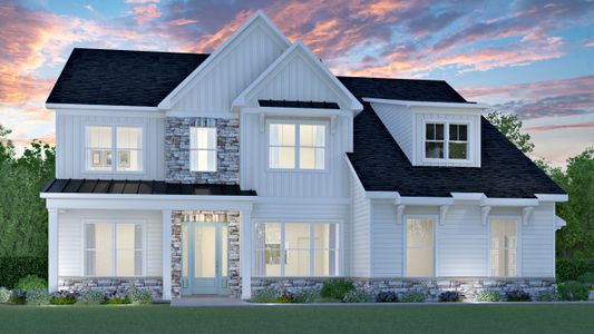 New construction Single-Family house 606 Old Anderson Rd, Powdersville, SC 29611 plan Forrester - image
