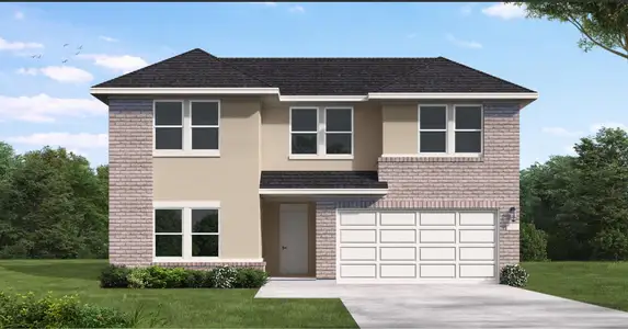 New construction Single-Family house 1923 Southfork Ranch Trl, Crosby, TX 77532 plan Donley - image