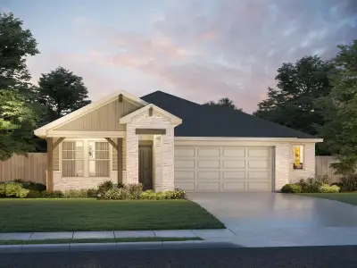 New construction Single-Family house 248 Texas Agate Dr, Kyle, TX 78640 plan The Briscoe (820) - image