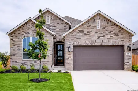 New construction Single-Family house 221 Gazelle Pt, Cibolo, TX 78108 plan Denton - image