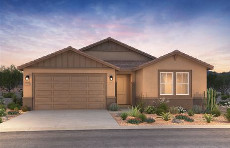 New construction Single-Family house 16695 W Whispering Wind Dr, Surprise, AZ 85387 Avelino- photo 0