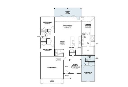 New construction Single-Family house 20009 Cornyn Ln, Manor, TX 78653 plan Hawkins - Smart Series - image