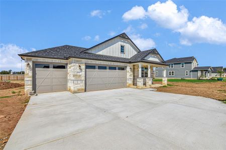 New construction Single-Family house 226 Great Northern Dr, Cedar Creek, TX 78612 Elderberry- photo 0