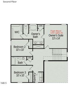 Second floor layout