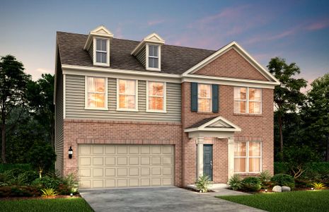 New construction Single-Family house 500 Dahlia St, McDonough, GA 30253 plan Hampton - image