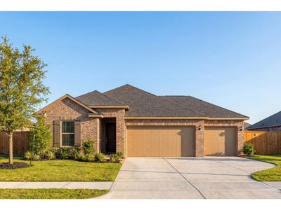 New construction Single-Family house 10006 Whitney Reach Dr, Rosharon, TX 77583 plan The Laguna A with 3-Car Garage - image