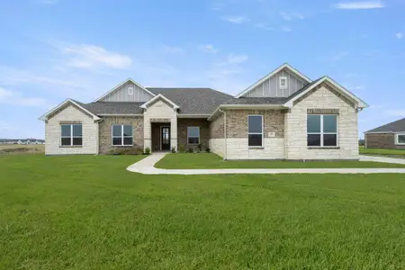 New construction Single-Family house 211 Marie Ln, Waxahachie, TX 75167 plan Stockyard - image