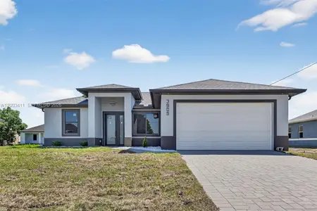 New construction Single-Family house 312 Rand Ave, Lehigh Acres, FL 33974 - image