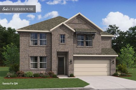 New construction Single-Family house 12029 Willow Way Ave, Mont Belvieu, TX 77535 plan Santa Fe - image